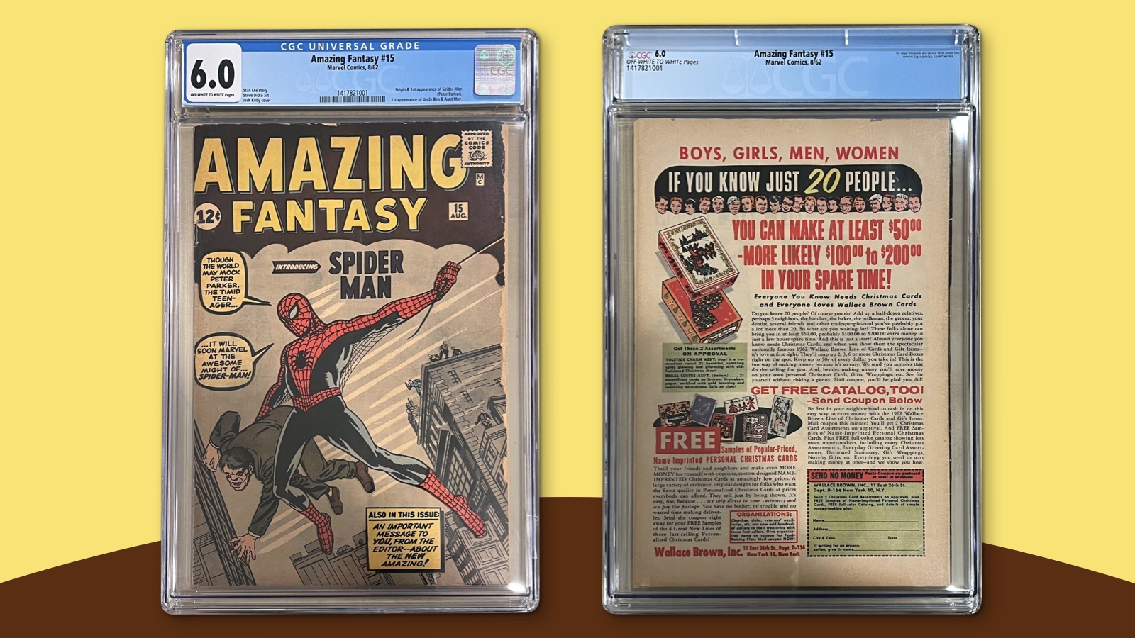 Amazing Fantasy #15 Story and Page Count - Marvel Comics 1962