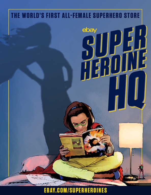 eBay Superheroine HQ Poster